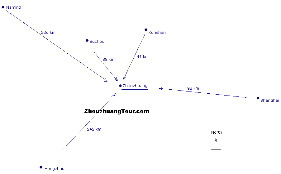Zhouzhuang Map